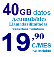 Tarifa de 100GB y llamadas ilimitadas