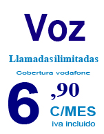 Tarifa de llamadas ilimitadas solo voz