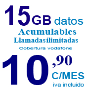Tarifa de 24GB y llamadas ilimitadas